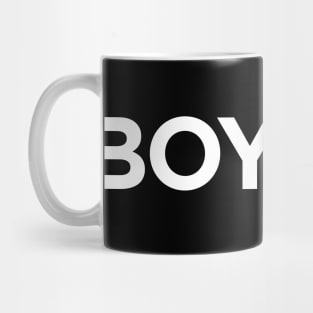 BOY Bold Minimalist Gender Power Masculine Mug